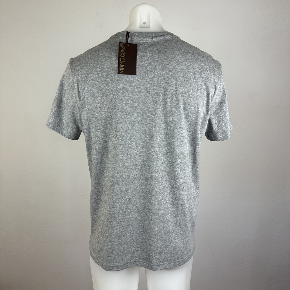 NWT Roberto Cavalli Railroad Crossing Logo Graphic Tee Size Large - Picture 8 of 8